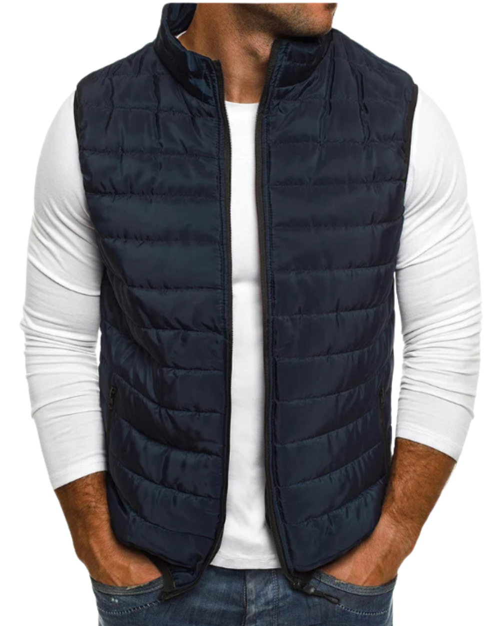 Stilfuld Let Elegant Herre Sommervest