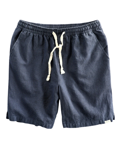 Japansk Inspirerede Åndbare Bomulds Shorts