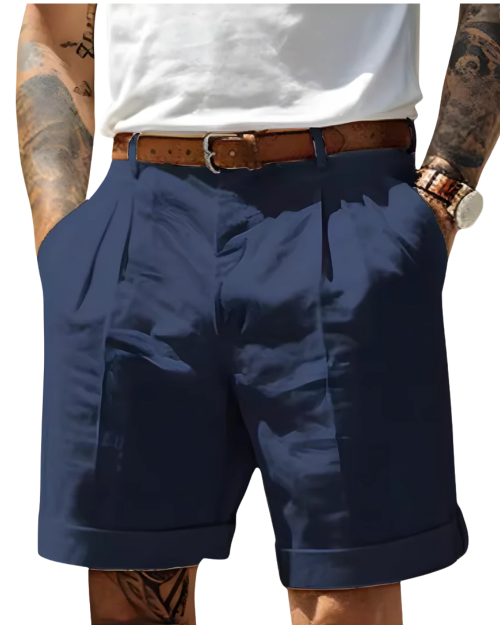 Letvægts Åndbar Casual Bomulds Shorts