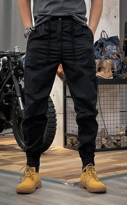 Karsten | Cargobukser i stretch med spandex og mange lommer