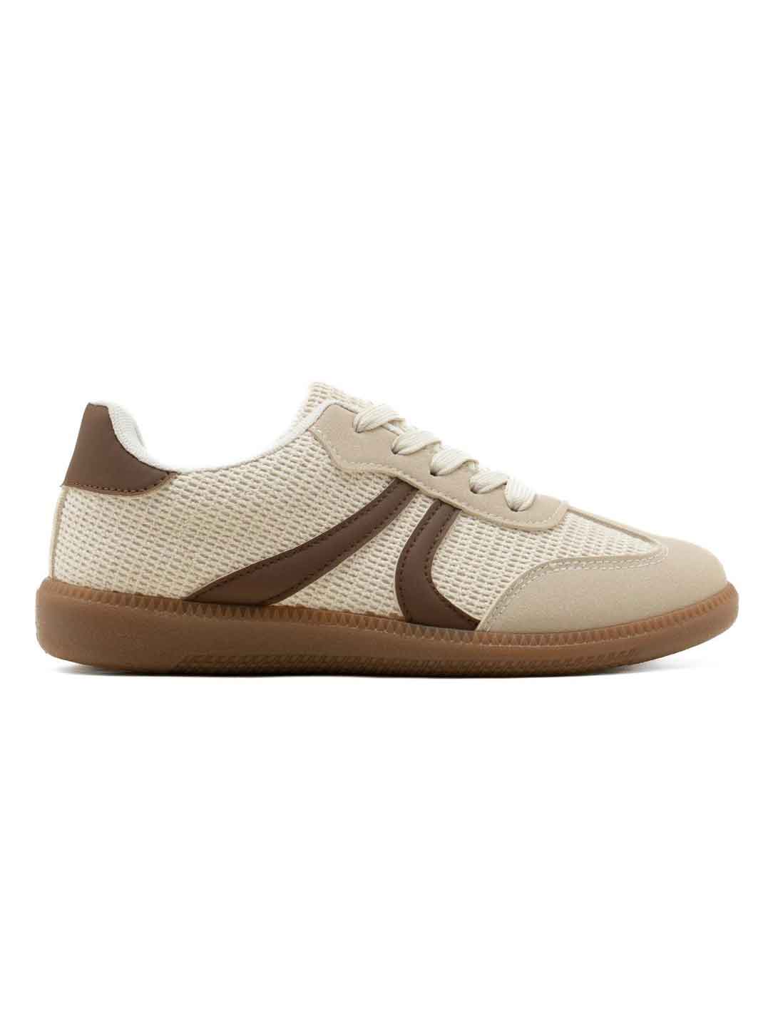 Selma | Strukturvævet Sneakers Med Farvet Sål