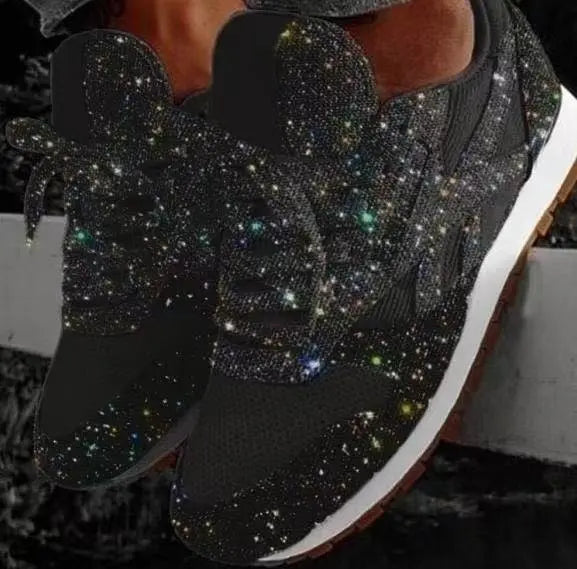 Komfortable Komfortabel Stilfuld Glitrende Sneakers