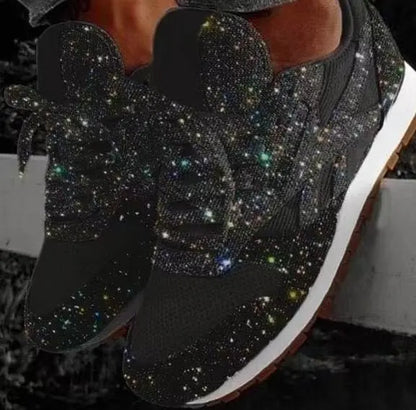 Komfortable Komfortabel Stilfuld Glitrende Sneakers