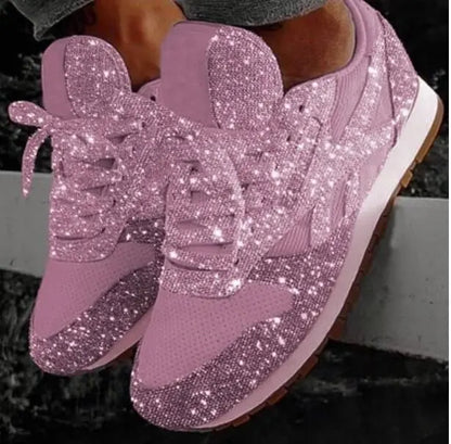 Komfortable Komfortabel Stilfuld Glitrende Sneakers