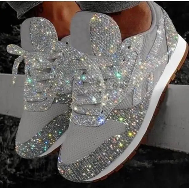 Komfortable Komfortabel Stilfuld Glitrende Sneakers