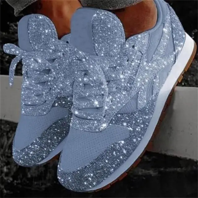Komfortable Komfortabel Stilfuld Glitrende Sneakers