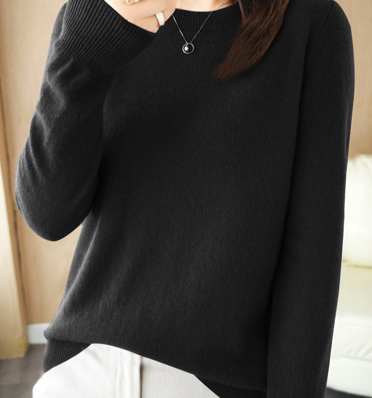 Edda | Elegant strikpullover med blød maske og moderne pasform