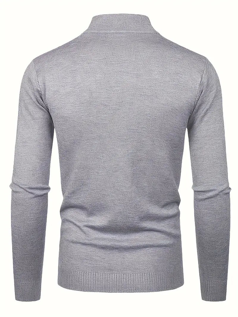 Elegant Turtleneck Sweater Til Herrer