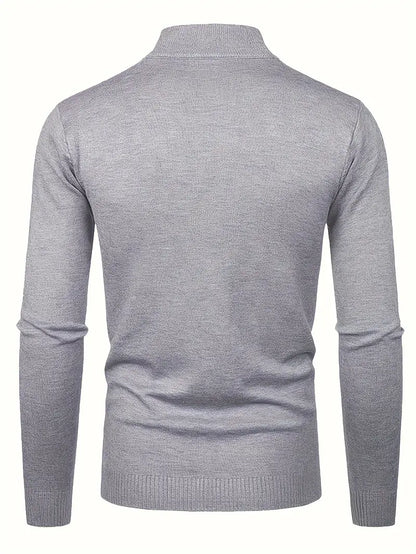 Elegant Turtleneck Sweater Til Herrer