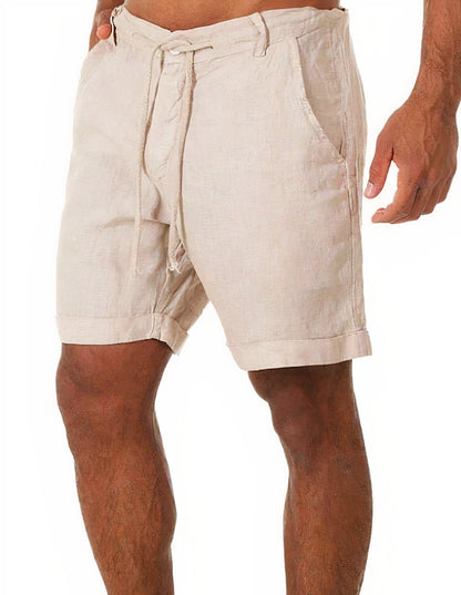 Åndbare Lette Linned Sommer Shorts
