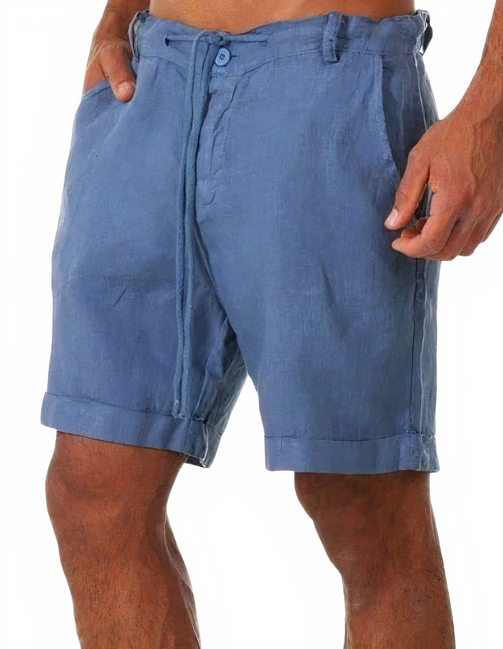 Åndbare Lette Linned Sommer Shorts