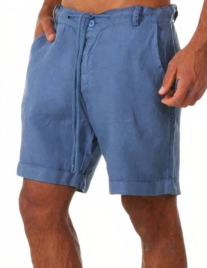 Åndbare Lette Linned Sommer Shorts