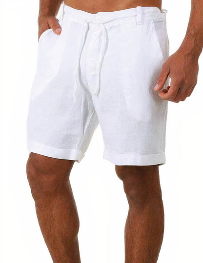 Åndbare Lette Linned Sommer Shorts