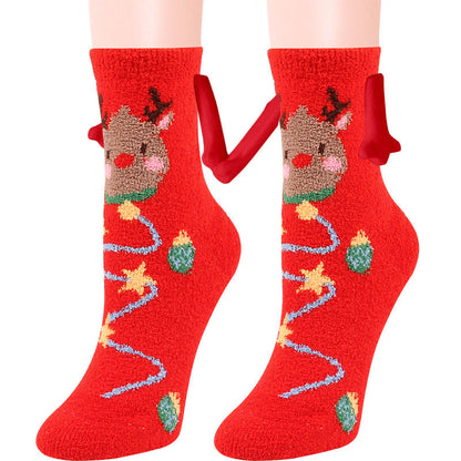 Prancer | Julesokker med magnetiske hænder til par