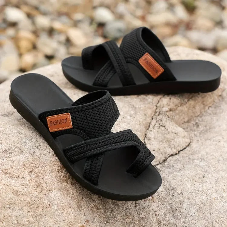 Dame Slip-On Flade Rem Sandaler