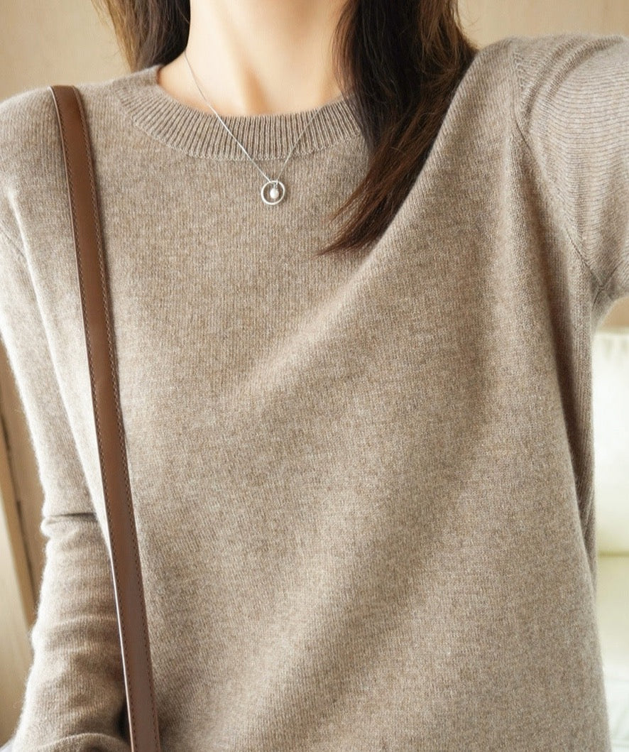 Edda | Elegant strikpullover med blød maske og moderne pasform