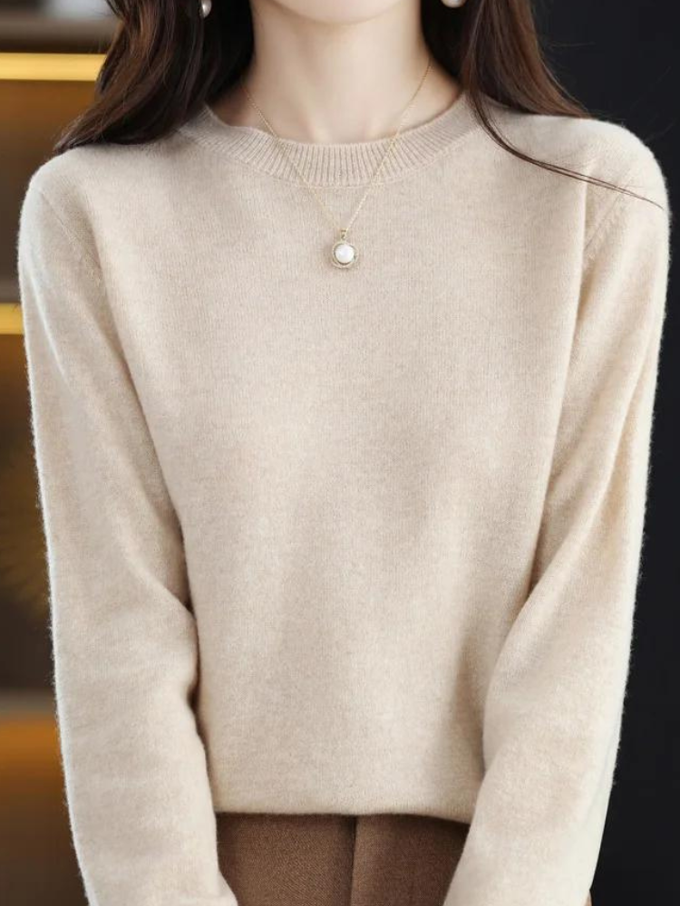 Edda | Elegant strikpullover med blød maske og moderne pasform