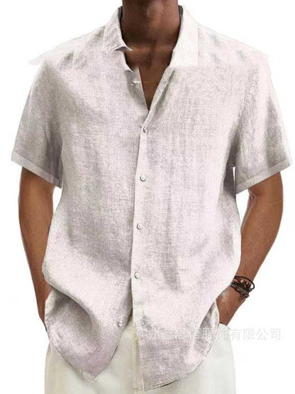 Elegant Stilfuld Casual Kort Skjorte
