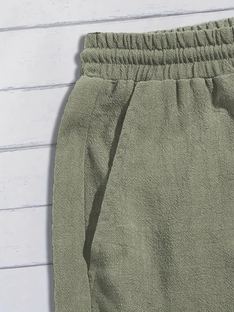 Let Afslappet Linned Sommer Shorts