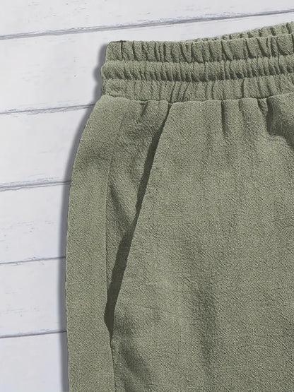 Let Afslappet Linned Sommer Shorts