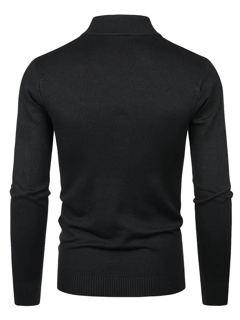 Elegant Turtleneck Sweater Til Herrer