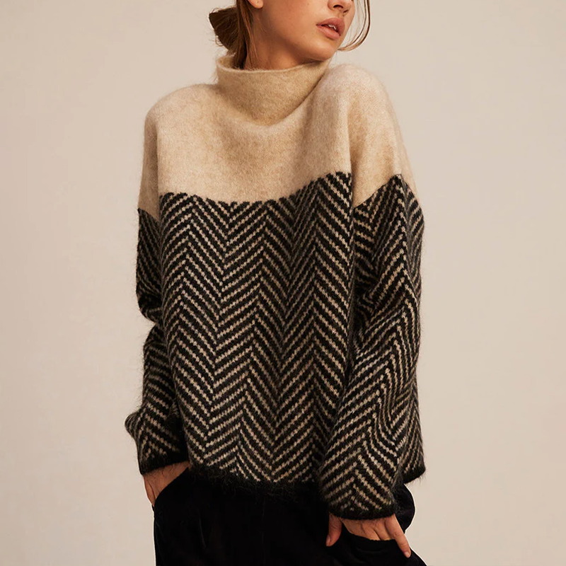 Moderne Komfortabel Stilfuld Cashmere Rullekrave