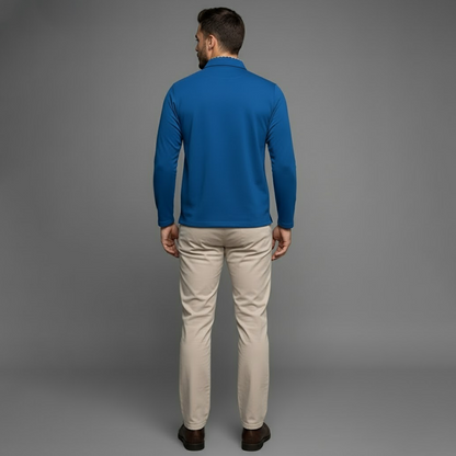 Herre Moderne Komfortabel Stilfuld langærmede vinterpolo-shirt