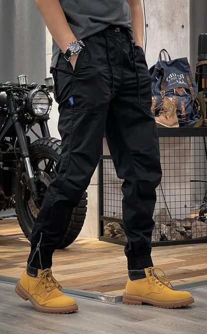 Karsten | Cargobukser i stretch med spandex og mange lommer