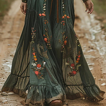 Moderne Elegant Stilfuld Boho Maxikjole