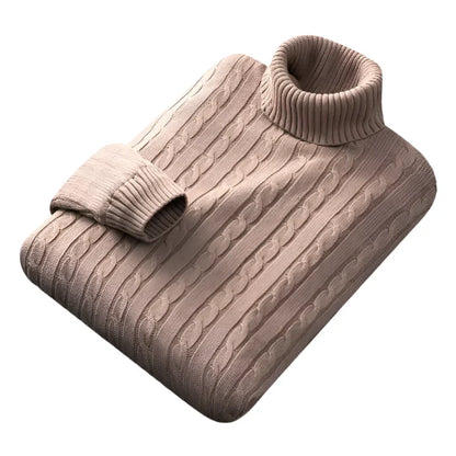 Stilfuld Turtleneck Sweater Til Herrer