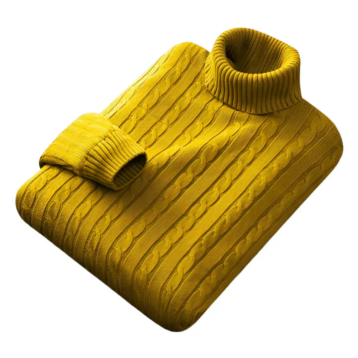 Stilfuld Turtleneck Sweater Til Herrer