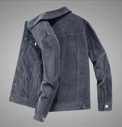 Stilfuld Vintage Åndbar Bomulds Herrejakke
