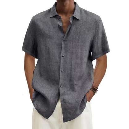 Elegant Stilfuld Casual Kort Skjorte