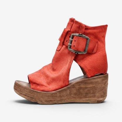 Dame Sandaler med Chunky Hæl og Spænder