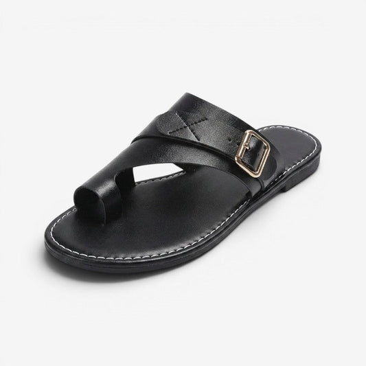Dame Sandaler med Spænde og Skridsikker Sål
