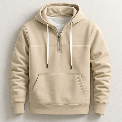 Stilfuld Afslappet Åndbar Zip Hoodie