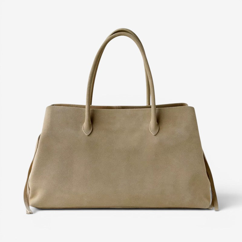 Dame Shoulder Bag med Lynlåslommer og Håndtag