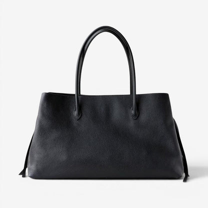 Dame Shoulder Bag med Lynlåslommer og Håndtag