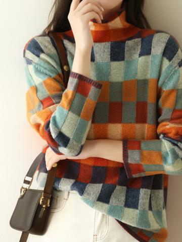 Belle | Luksuriøs Blød Sweater i Islandsk Strik