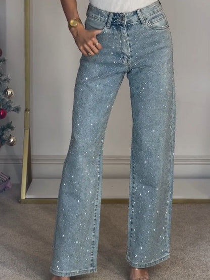 Casual Komfortable Stilfulde Behagelige Festjeans