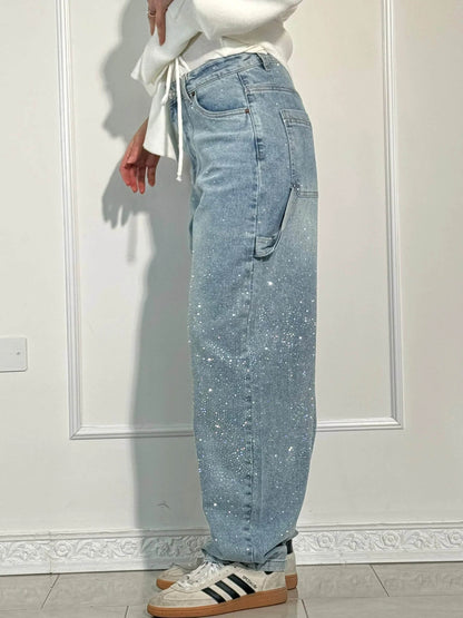 Dame Komfortable Spring Wide Leg Bukser