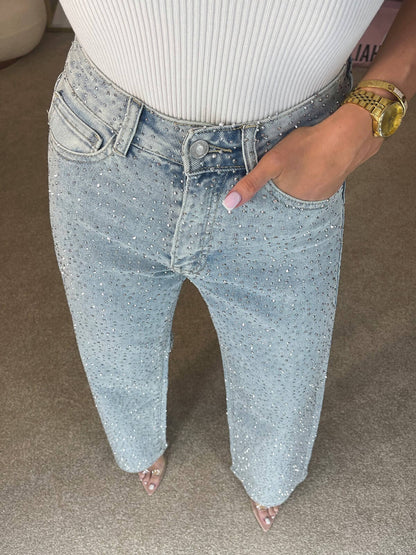 Casual Komfortable Stilfulde Behagelige Festjeans