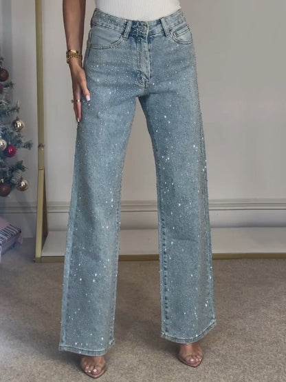 Casual Komfortable Stilfulde Behagelige Festjeans
