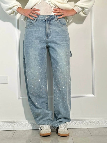 Dame Komfortable Spring Wide Leg Bukser