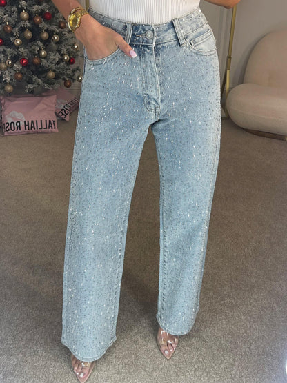 Casual Komfortable Stilfulde Behagelige Festjeans