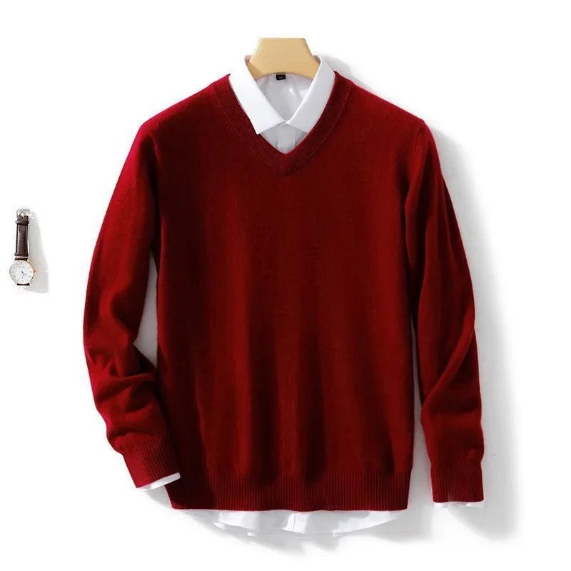 Elegant V-Hals Sweater Til Sommer