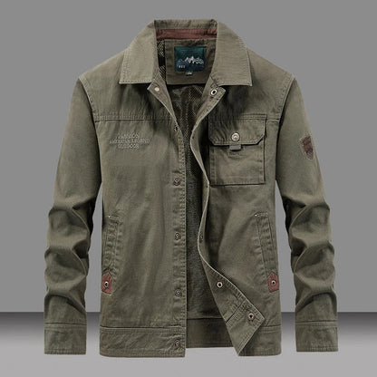 Stilfuld Let Åndbar Bomulds Windbreaker