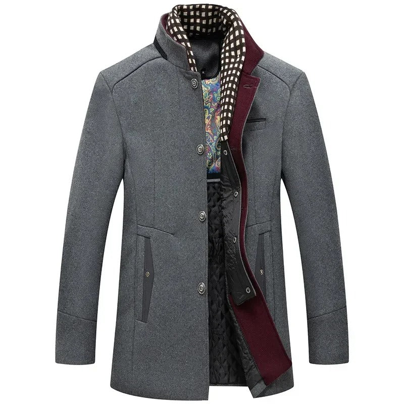 Stilfuld Chic Elegant Herre Frakke