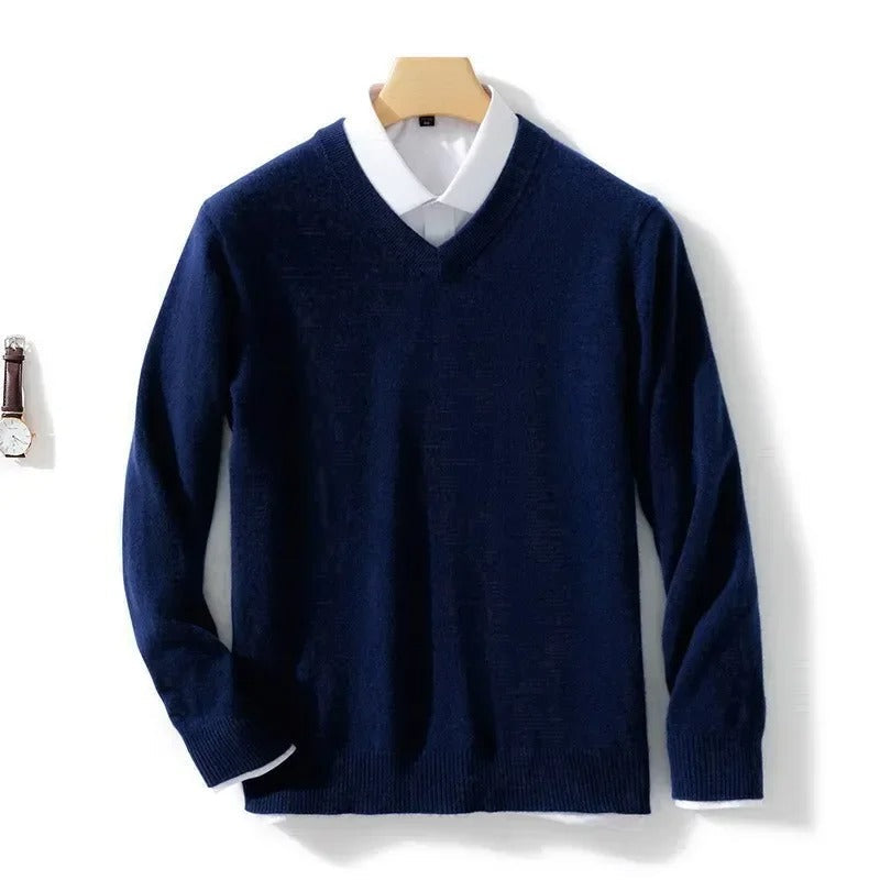 Elegant V-Hals Sweater Til Sommer