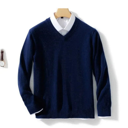 Elegant V-Hals Sweater Til Sommer